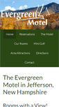 Mobile Screenshot of evergreenmotelnh.com